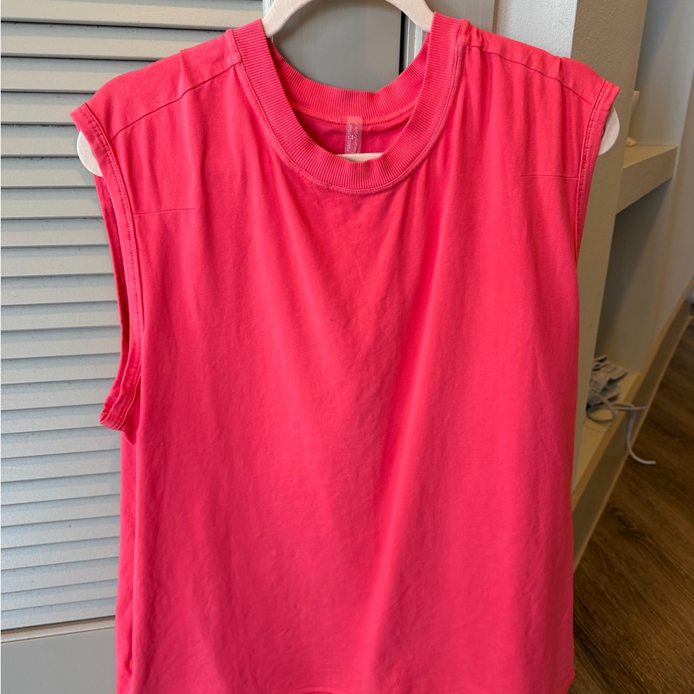 FP Movement by Free People Bright Pink Sleeveless Top